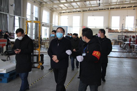 安徽省交通運輸廳徐敬啟副廳長一行視察黃山美澳疫情防控工作